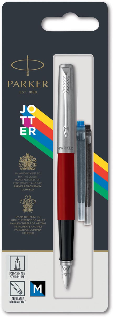 Parker - Füllfederhalter Jotter Original CT M rot Blister à 1 Stück
