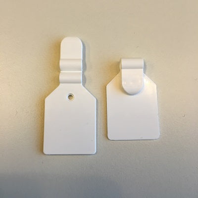 Klika -  Scanvaantje wit klein 25x25mm 6mm