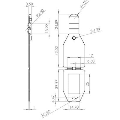 Klika - Scanfahnentasche transparent 25x27mm 6.730 Stück
