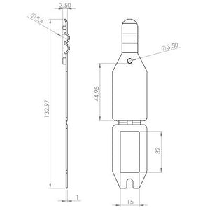 Klika - Scan-Flügeltasche transparent 25x38mm 800 Stück