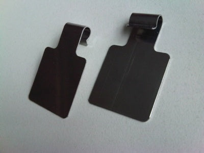 Klika -  Scanvaantje metaal 25x25mm vr dubbelepen