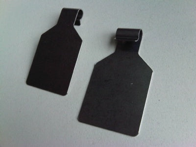 Klika -  Scanvaantje metaal 28x28mm vr dubbele pe