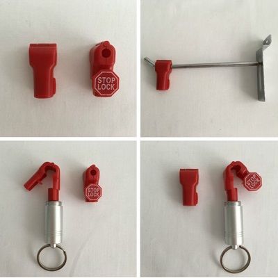 Klika -  StopLock 4,5 mm rood afmeting 38,5x18mm