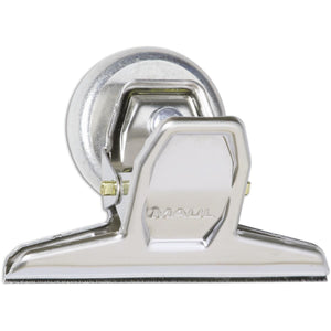 Maul -  papierklem bulldogclip magnetisch 75mm blister 3 st verchroomd