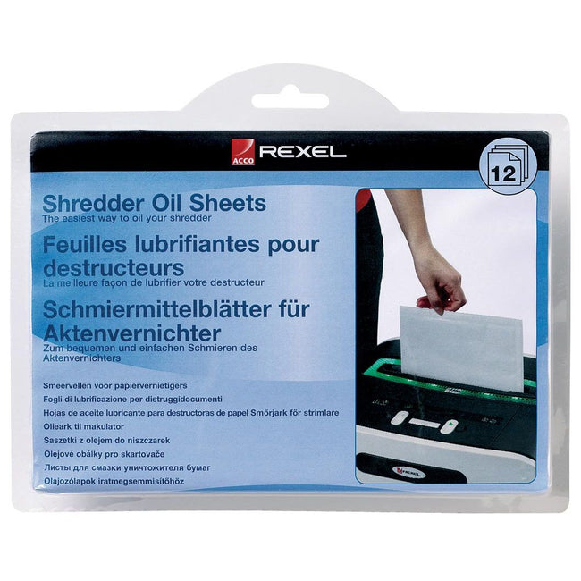 Rexel - geölte Klingen, 12er Pack