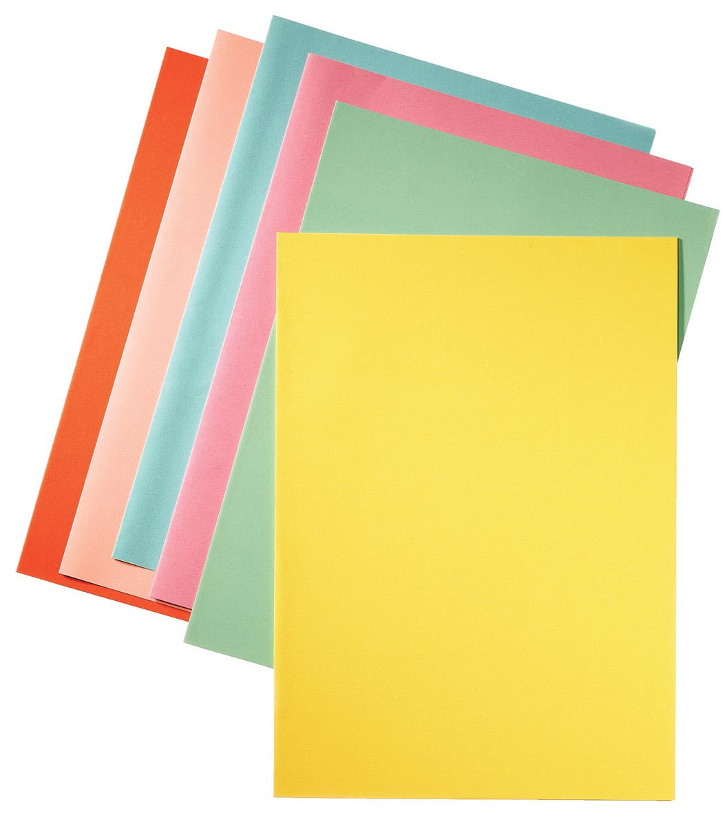 Esselte -  dossiermap geel, papier van 80 g/m², pak van 250 stuks