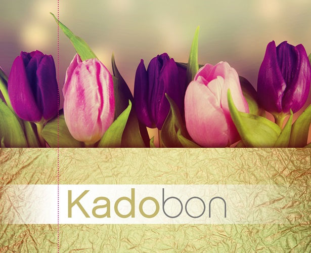 Klika -  Cadeaubon bedrukt tulpen 25 stuks