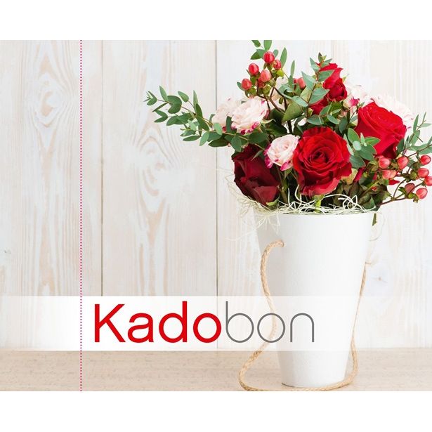 Klika -  Cadeaubon bedrukt vaas bloemen 25 stuks