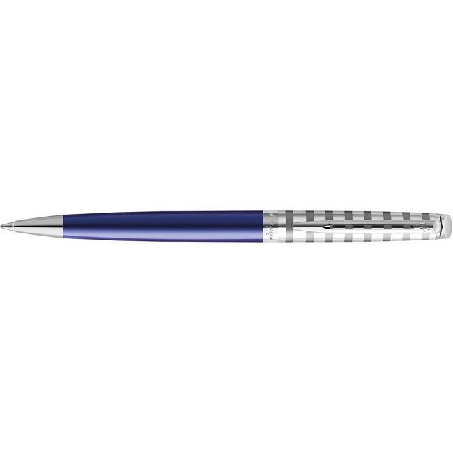 Waterman - Ballpen Hémisthère Deluxe Marine Blue mit Palladium Detail