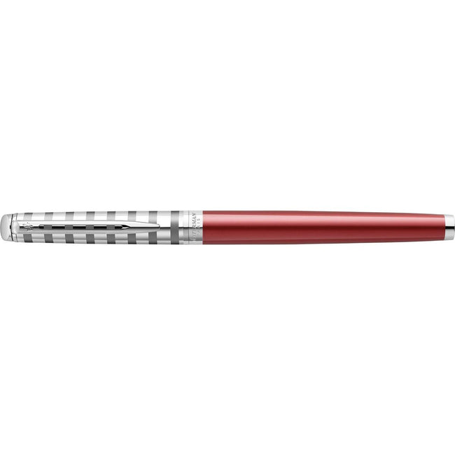 Waterman - Fountain Pen Hémisthère Deluxe Red avec des détails de palladium