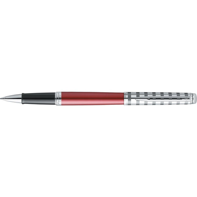 Waterman - roller Hémisphère Deluxe Red met palladium detail