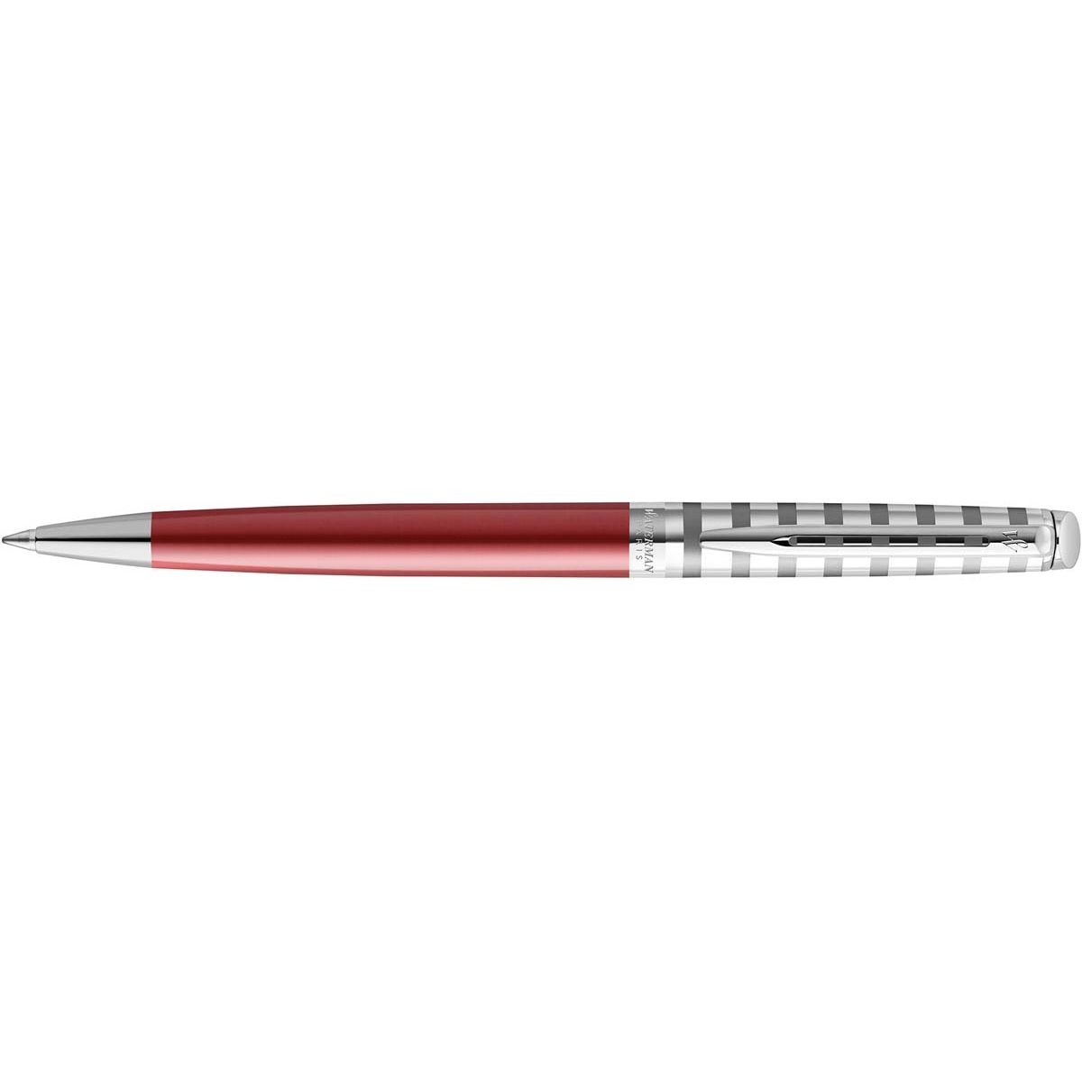 Waterman -  balpen Hémisphère Deluxe Red met palladium detail