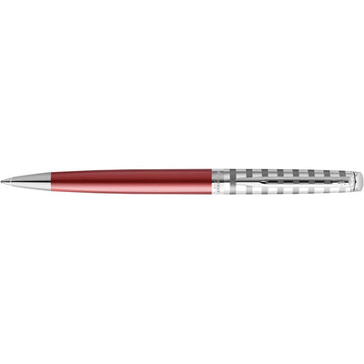 Waterman – Hémisphère Deluxe Roter Kugelschreiber mit Palladium-Detail