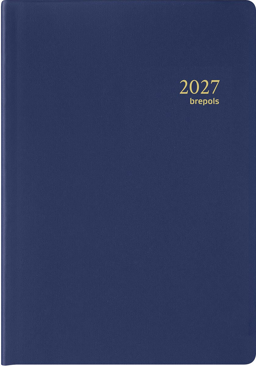 Brepols - Agenda Armada Seta 4-sprachig, blau, 2026