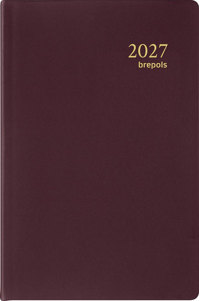 Brepols - Agenda Delta Seta 6 Sprachen, Bordeaux, 2026