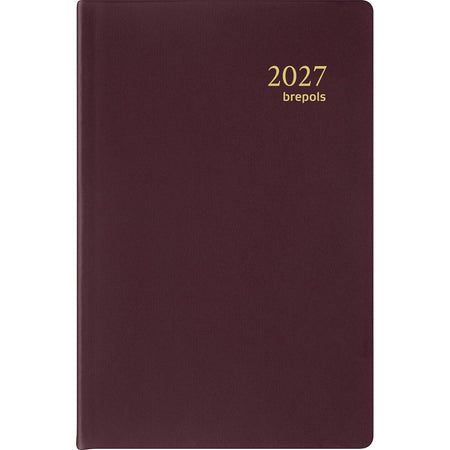 Brepols -   agenda Delta Seta 6-talig, bordeaux, 2027