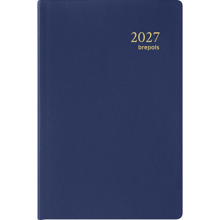 Brepols -   agenda Delta Seta 6-talig, blauw, 2027