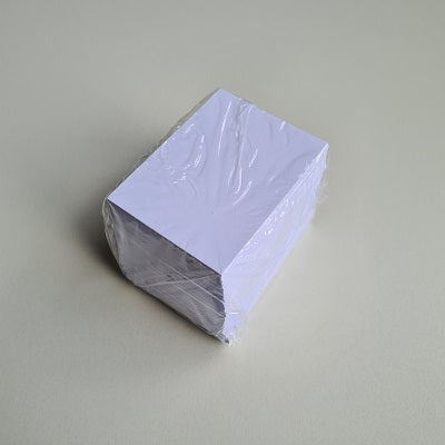 Klika - Carte de prix vierge blanche 6x8 cm 100 pièces 20 pièces