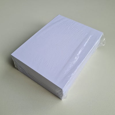 Klika - Carte de prix vierge blanc 12x16cm 100 pièces 8 pièces