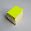 Klika - Carte de prix vierge jaune fluor 6x8 cm 100 13 pièces