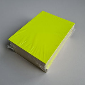 Klika - Preiskartenrohling Fluorgelb 12x16cm 100 6 Stück