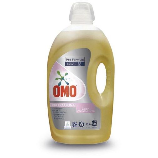 Omo - Professional Pro Formula Color Parfümfreies Waschmittel, 5-Liter-Flasche, 100 Wäschen