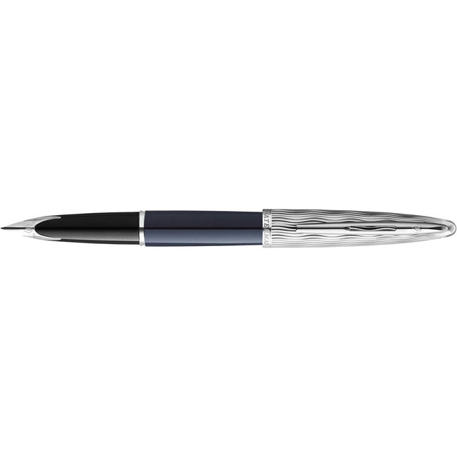 Waterman - stylo plume Carène 22, fin, dans coffret cadeau, Bleu CT