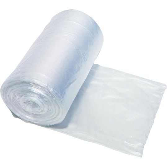 Klika - Sac poubelle HDPE, 10 microns, pi 44 x 48 cm, transparent, rouleau de 50 pièces