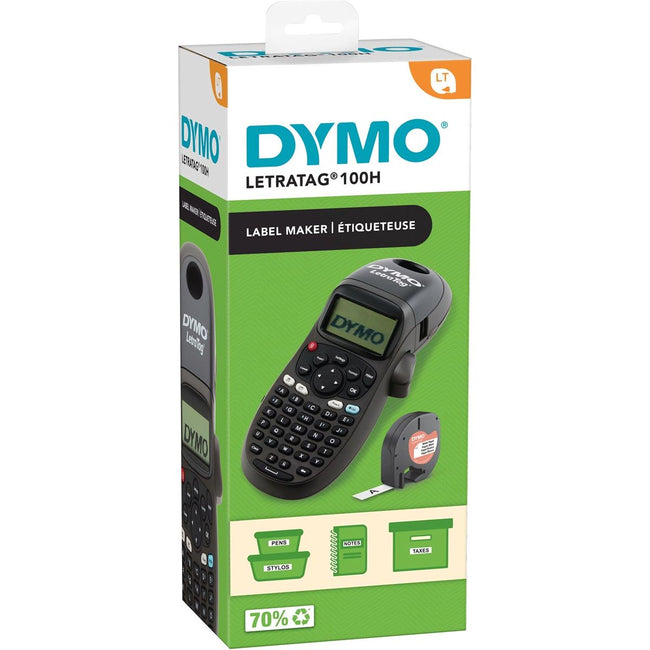 Dymo - Lettrage System Letratag LT -100H, noir