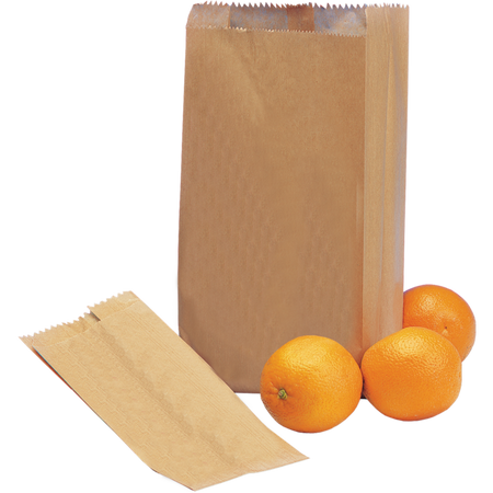 Klika - Sac | Sac de fruits | Papier | N°1 | 1 livre | 14/ 8x25,5cm | marron | 10 kg
