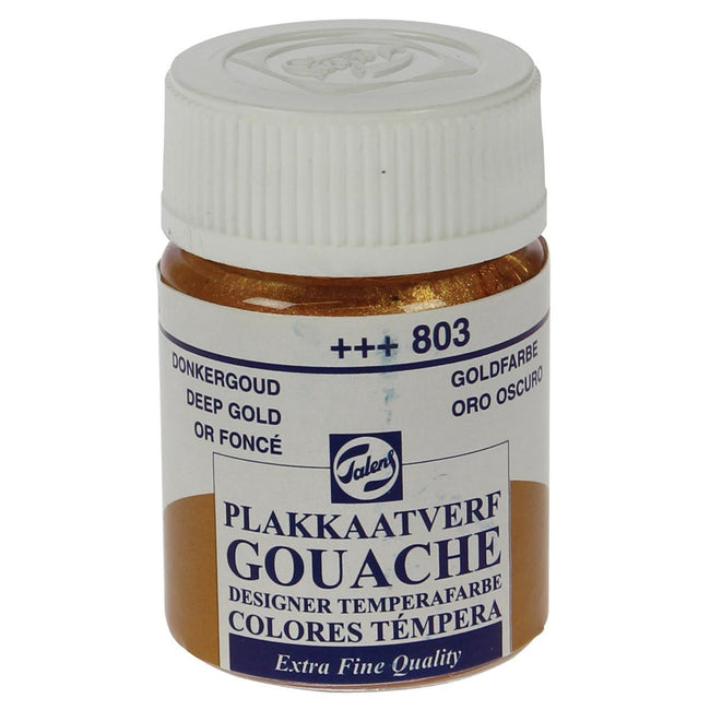 Talens - gouache Extra Fine flacon de 16 ml, or foncé