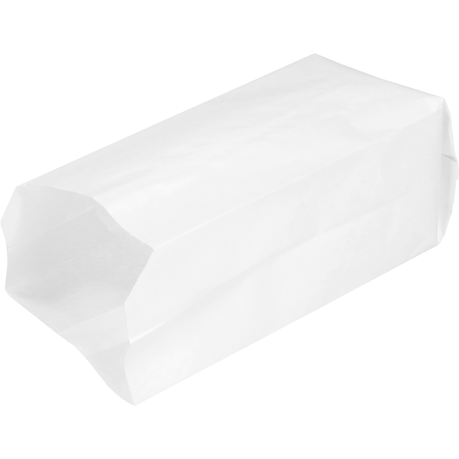 Klika - Sac | Sac à collation | Papier ersatz | N° 23 | 1,5 onces | 9,5/ 3 |25x24cm | blanc | 10 kg