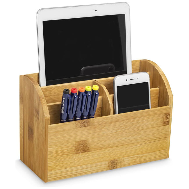 CEP - CEP desk organizer uit bamboe, staand, 5 vakken