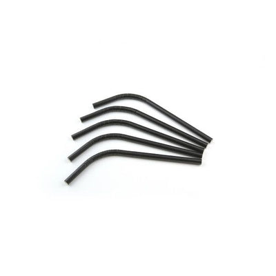 buig drinkrietje papier zwart ø8mm x 210mm 100 stuks