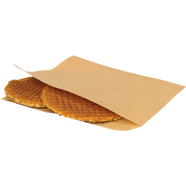 Klika -  Snackenvelop | 15x15cm | papier | bruin | 2000 stuks