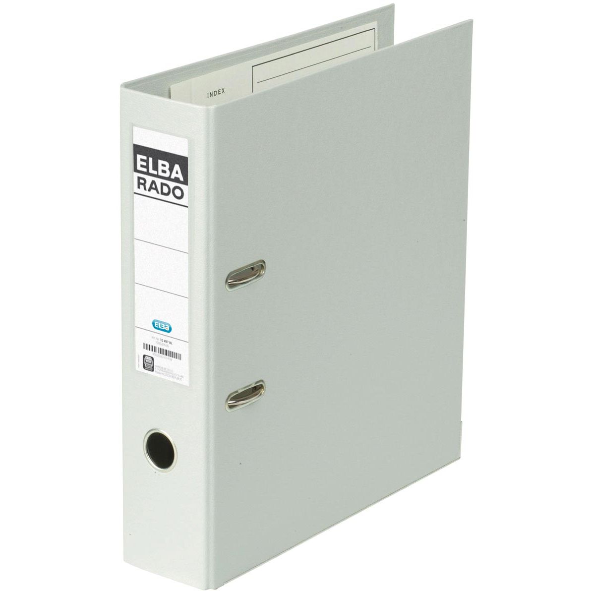 Elba -  Rado Plast ordner, grijs, rug van 8 cm