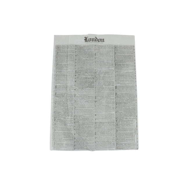 Klika -  Vel | snackvel | papier + paraffinecoating | 406x305mm | London newspaper | 4000 stuks