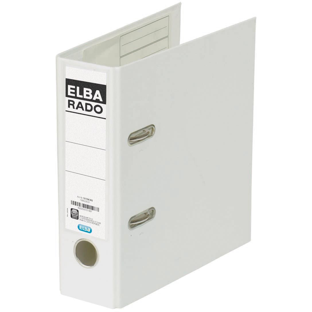 Elba -  Rado Plast ordner voor ft A5 staand, wit, rug van 7,5 cm