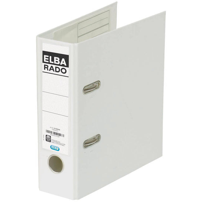 Elba -  Rado Plast ordner voor ft A5 staand, wit, rug van 7,5 cm