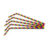 plier paille papier arc-en-ciel ø6mm x 240mm 200 pièces