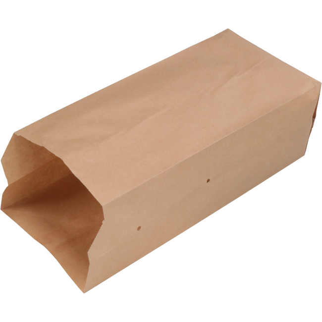 Klika - Sac | Sac à collation | Papier ersatz | N° 25 | 0 |5 livres | 10.5/ 4 |25x27cm | marron | 10 kg