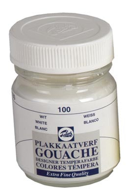 Talens - Plaque Vef Extra Fine Flacon 50 ml, blanc