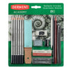 Derwent - Coffret de croquis en graphite Academy 19 pièces