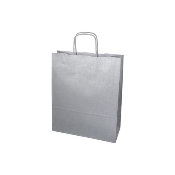 Klika - Papier de sac de transport - Silver - AFM. 18x8x21cm - 5 pièces