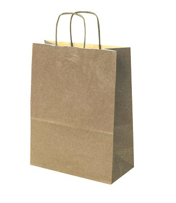 Klika - Sac de transport papier marron dimensions 32x12x41cm 5 pièces