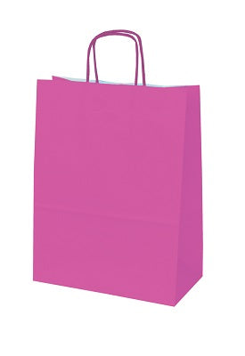 Klika – Tragetasche aus Papier in Fuchsia – Maße 18 x 8 x 24 cm