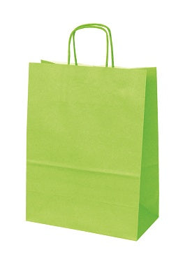 Klika - Papier du sac de porte-porte - Lime - Dim. 18x8x24cm