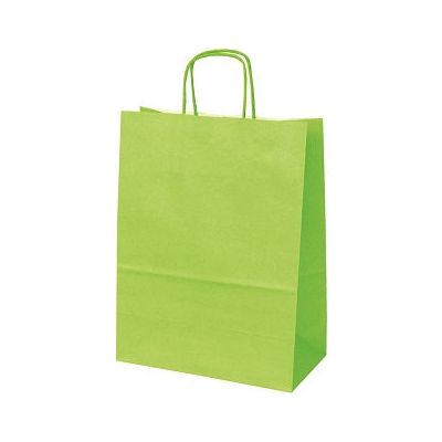 Klika - Papier du sac de porte-porte - Lime - Dim. 18x8x24cm