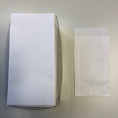 Klika -  Kraftzakjes wit 7x13 cm 200st