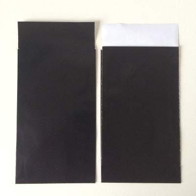 Klika -  Kraftzakjes zwart 7x13 cm 200st